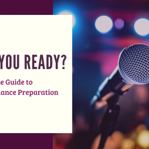 Performance Preparation Performance Preparation